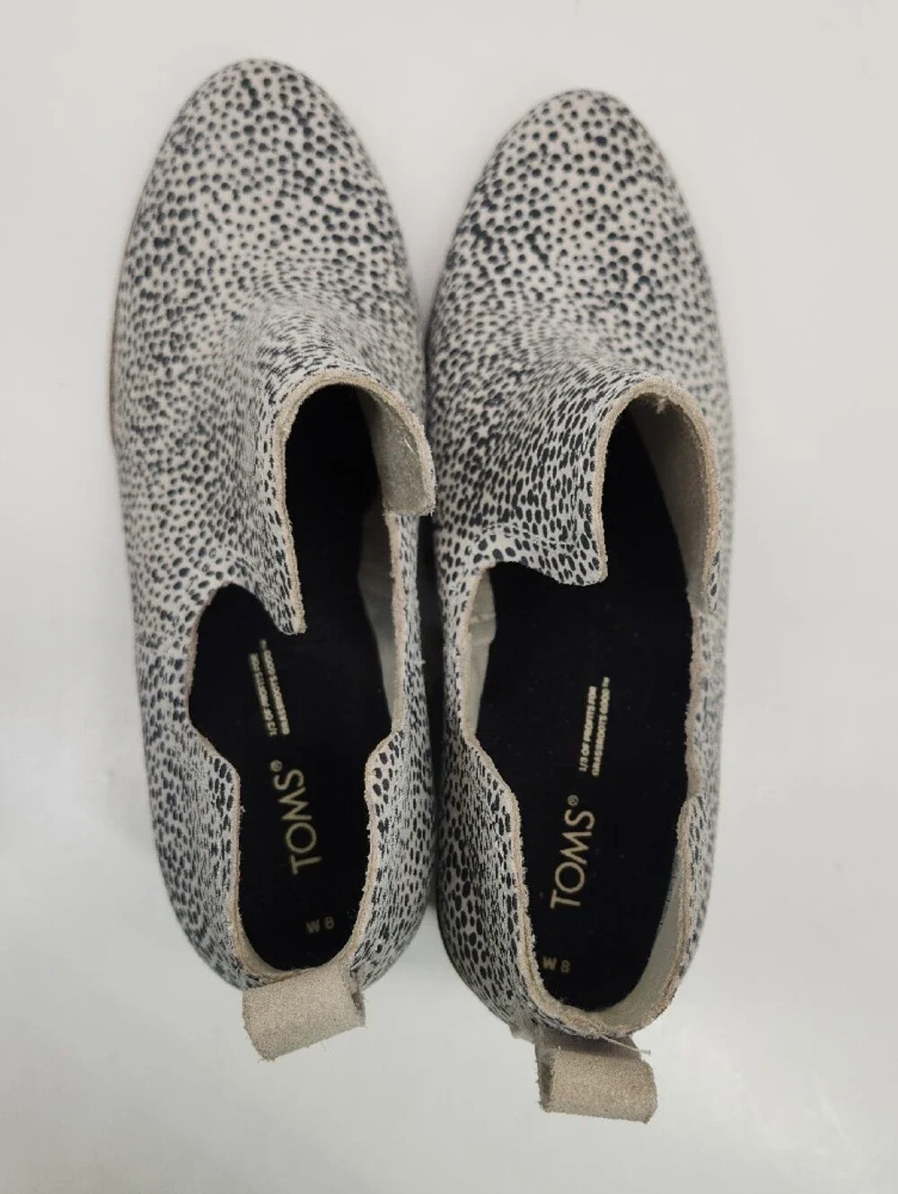 Toms Leopard Print Booties Like New Size 8